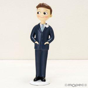 Figura para pastel de novio esperando en el altar  Y101