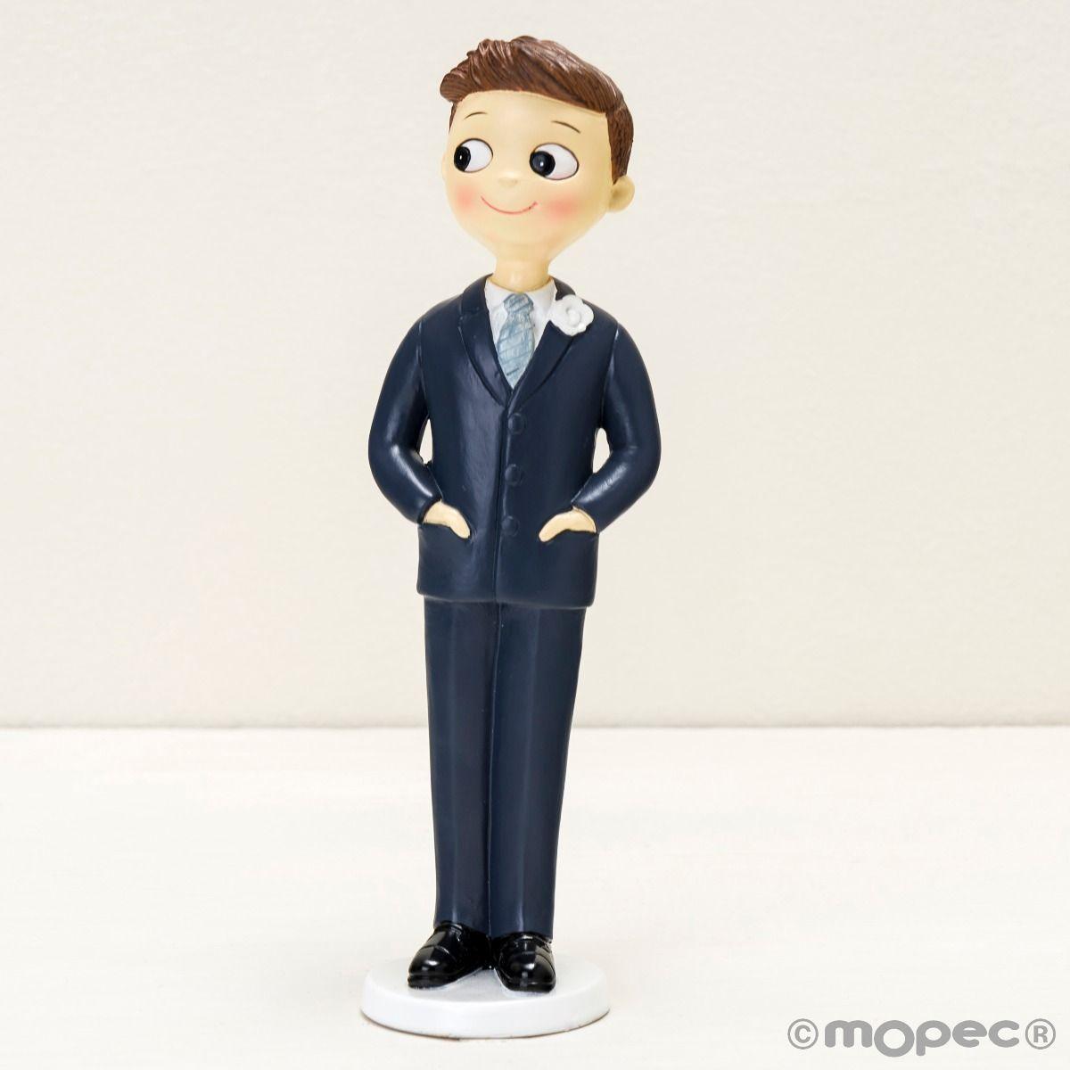 Figura para pastel de novio esperando en el altar Y101