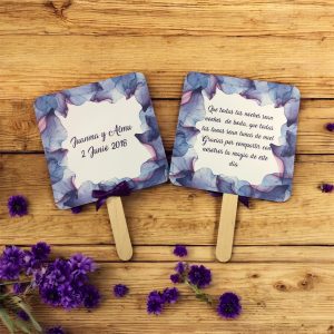 Pai pai boda fondo acuarela morado