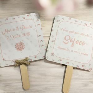 Pai pai boda flores rosas pequeñas