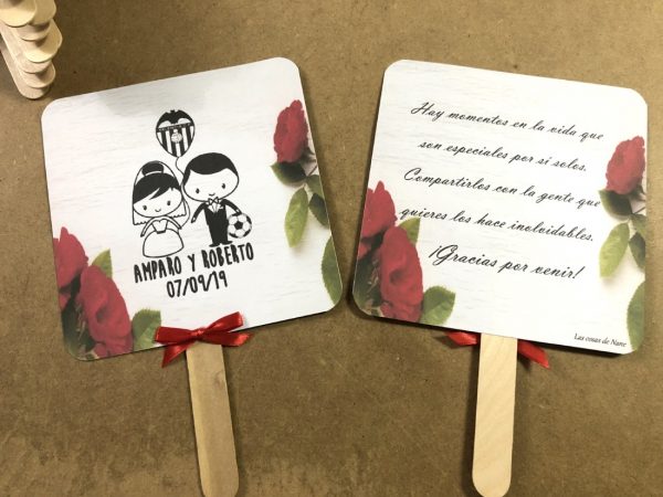 Pai pai boda rosas rojas