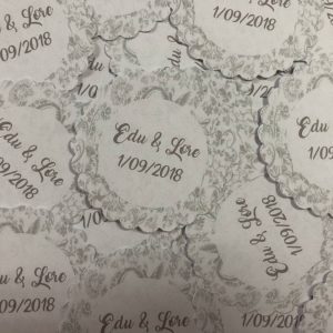 Tarjeta para detalles fondo gris