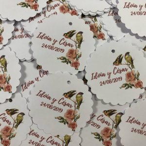 Tarjeta para detalles fondo pájaro