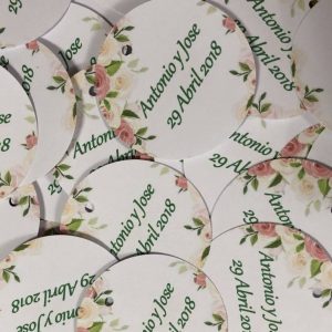 Tarjeta para detalles fondo rosas rosa oscuro y claro