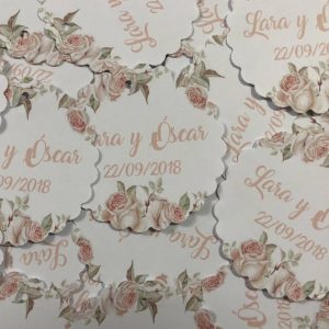 Tarjetas detalles fondo rosas rosas