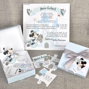 Invitación puzzle Mickey 15707