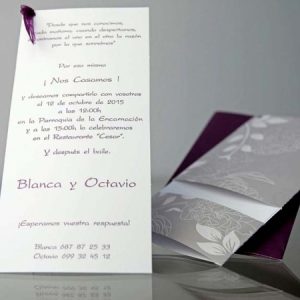 Invitación de boda 34906