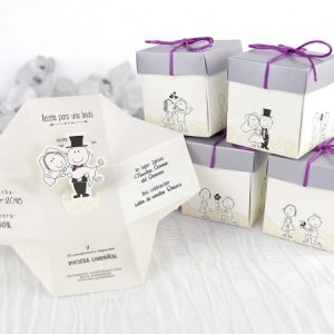 Invitación de boda caja 39211