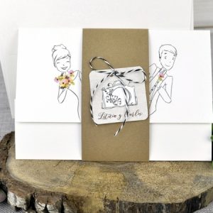 Invitación de boda divertida 39322