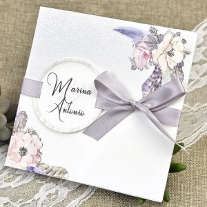 Invitación de boda floral 39613