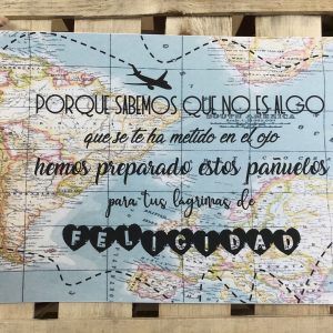 Cartel lágrimas de felicidad