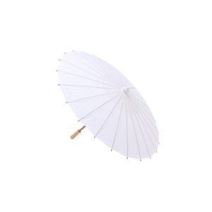 Parasol papel bambú blanco 2059