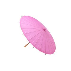 Parasol papel bambú rosa 2059