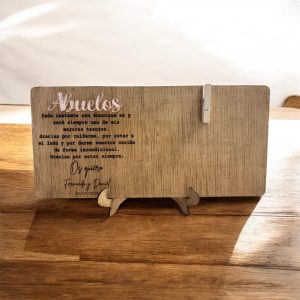 Portafotos madera personalizado