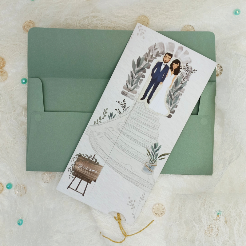 Invitación "just married" 39900