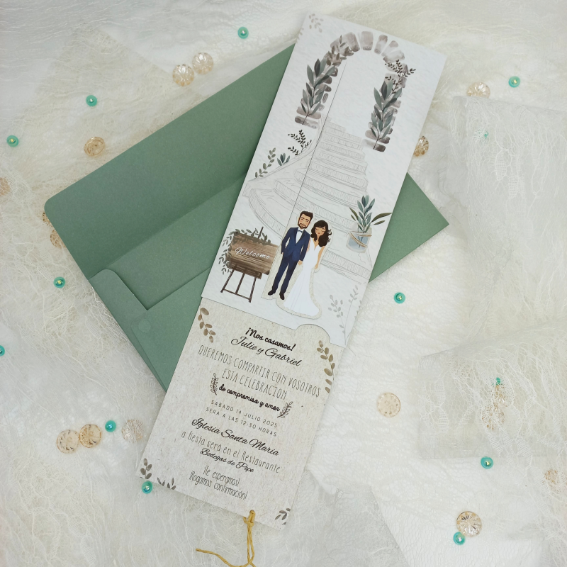 Invitación "just married" 39900 - Imagen 2